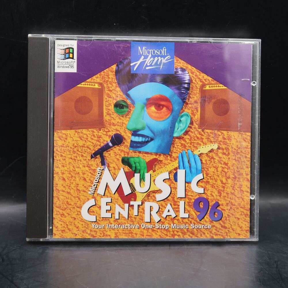 Microsoft Home Music Central 96 CD-ROM Vintage 1995 Computer Program